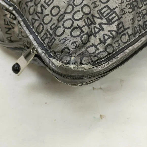 Chanel Tote Bag Metalic Nylon - Picture 6 of 10